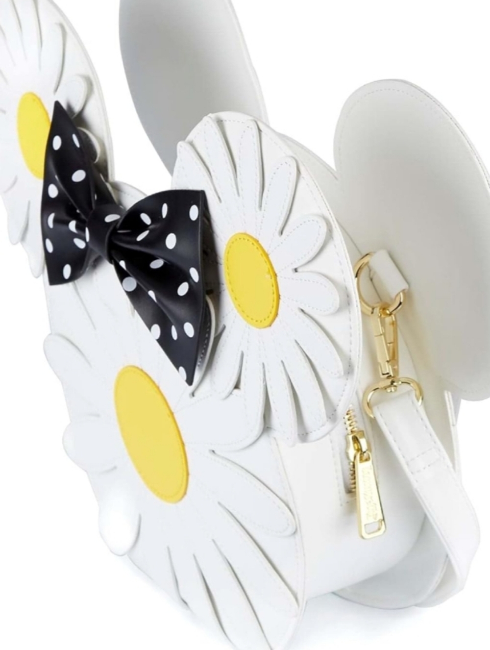 Loungefly White Daisy Mouse Backpack - Picture 4 of 9